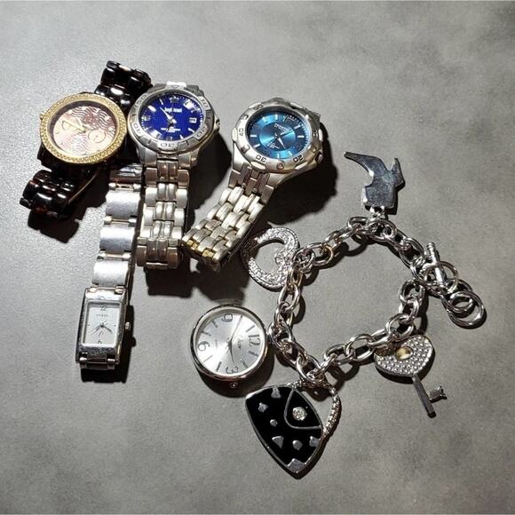 FOSSIL Bundle watches Joseph Bernard Waltham Collizio Premiere bracelet charm